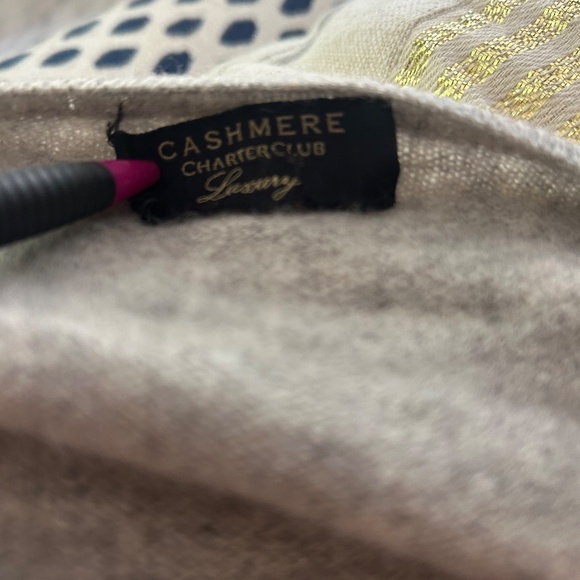 Charter Club Luxury 100% Cashmere Sweater - M - Picture 4 of 4